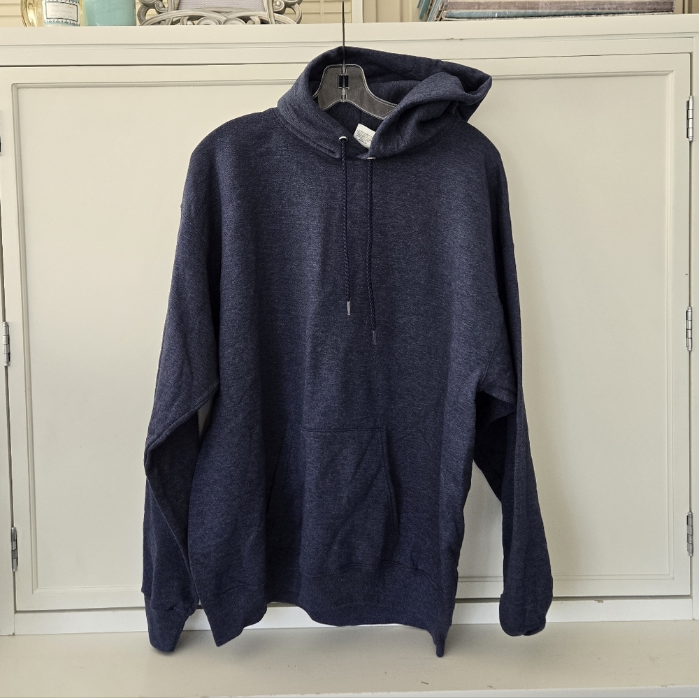 Men's Basic Blue Hoodie